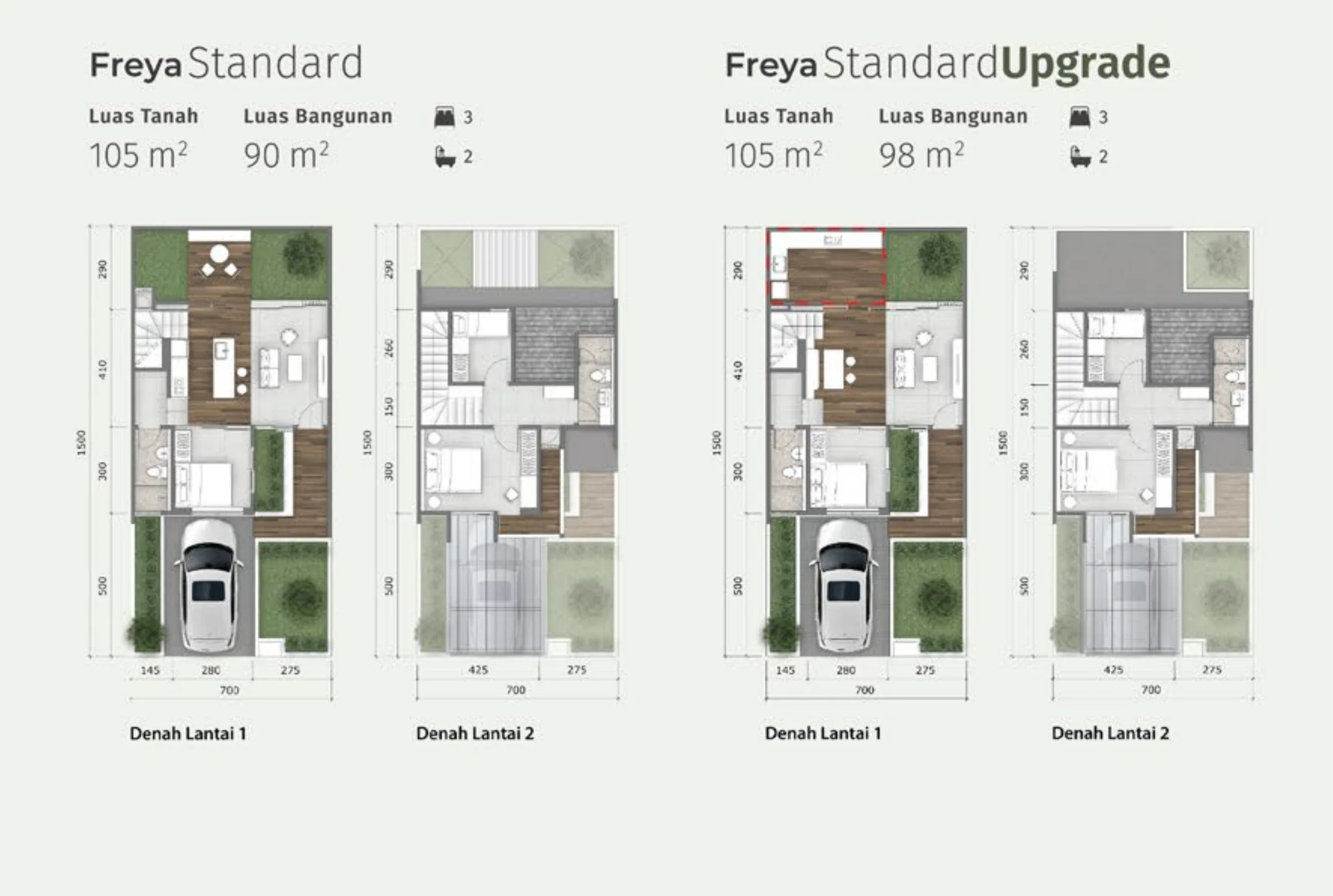 Freya 7×15 Standard — Floorplan