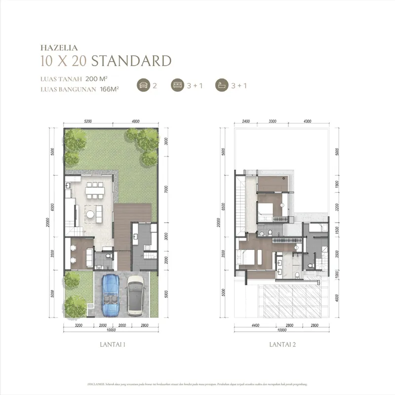 Hazelia 10×20 Standard — Floorplan