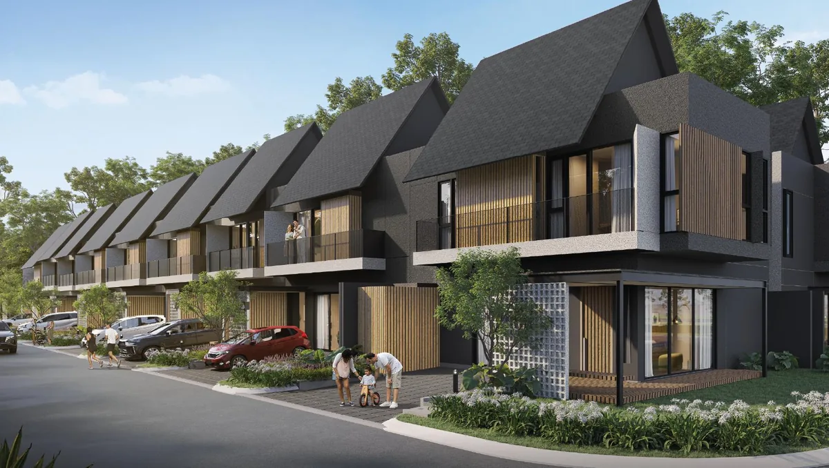 Ivora 9×12 — Tampak Deretan Unit