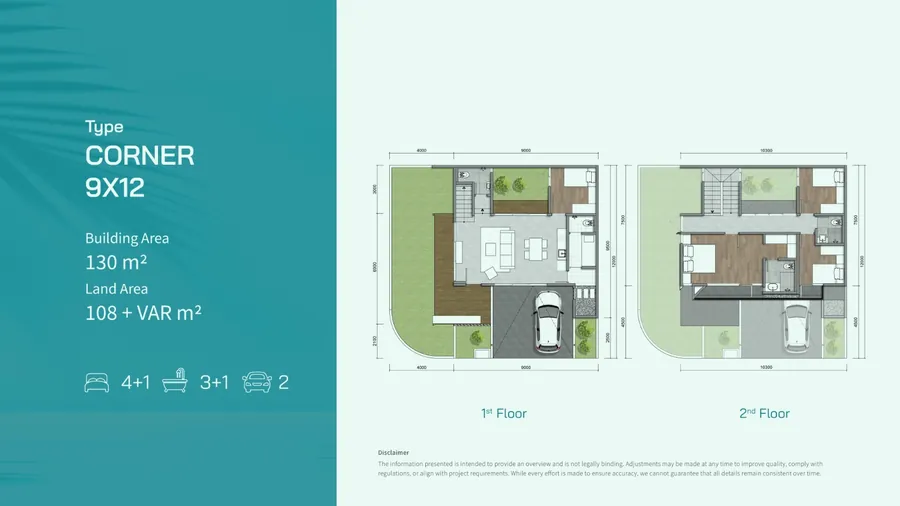 Corner 9×12 — Floorplan