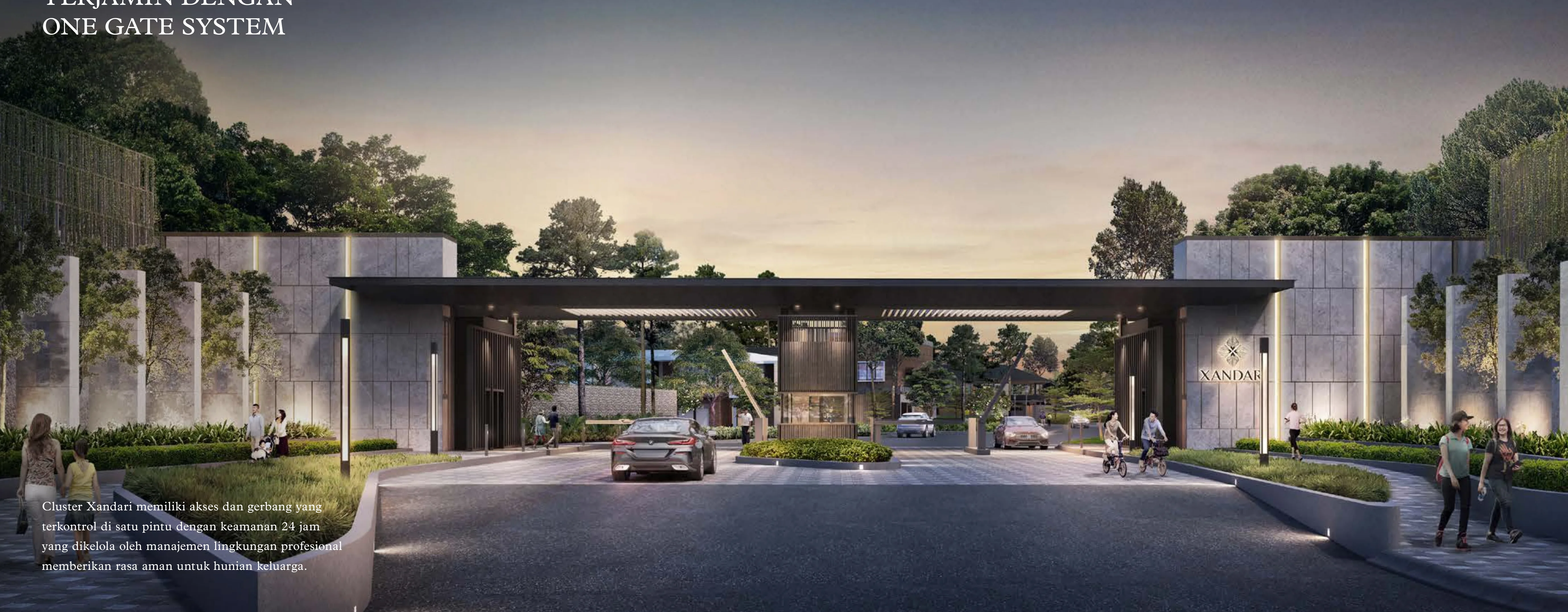 Main gate Xandari — One Gate System